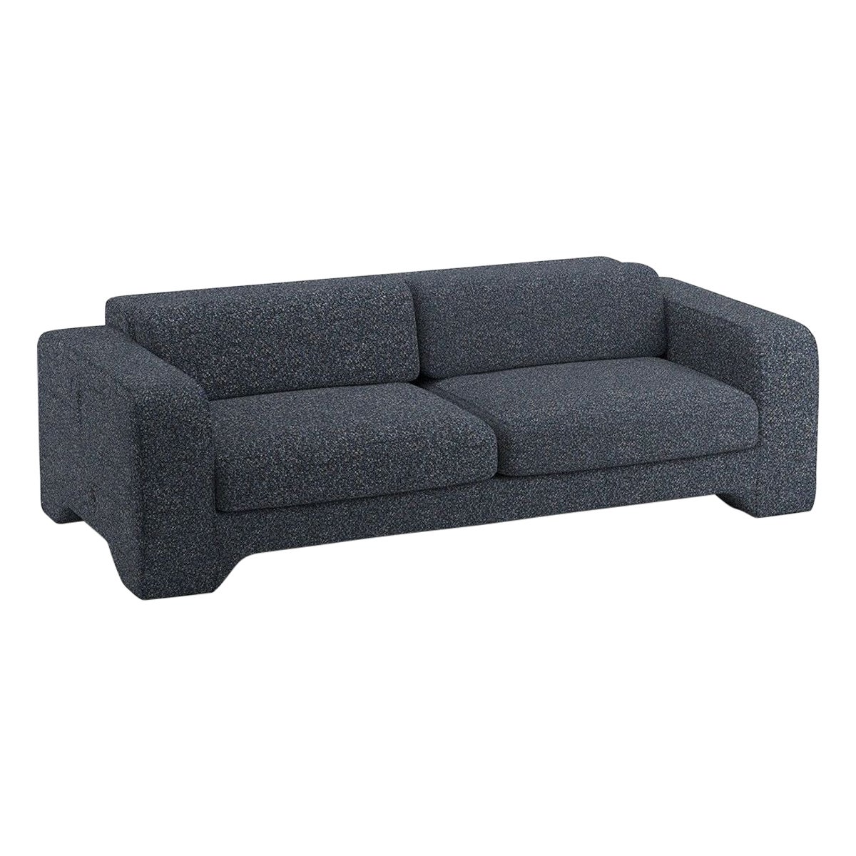 Popus Editions Giovanna 4 Seater Sofa in Thunderstorm Zanzi Linen Fabric For Sale