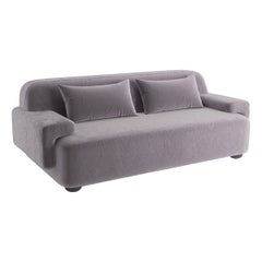 Popus Editions Lena 2.5 Seater Sofa in Gray Verone Velvet Upholstery
