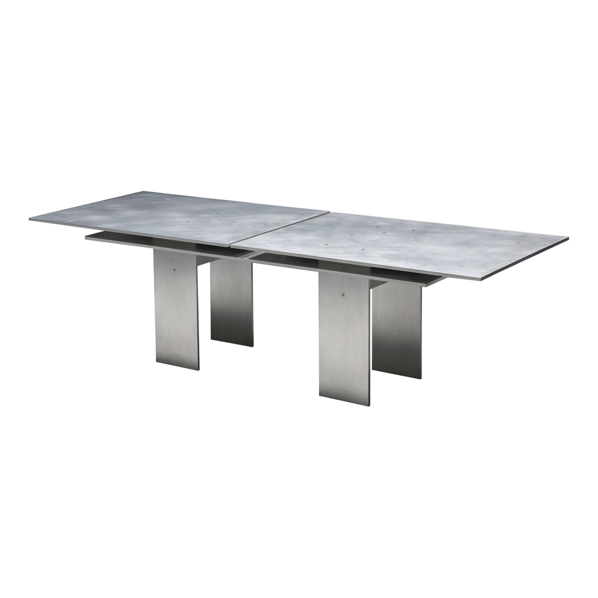 Aluminum Dining Table by Johan Viladrich, France, 2020
