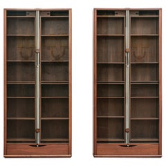 Pair of Zibaldone bookcases by Carlo Scarpa