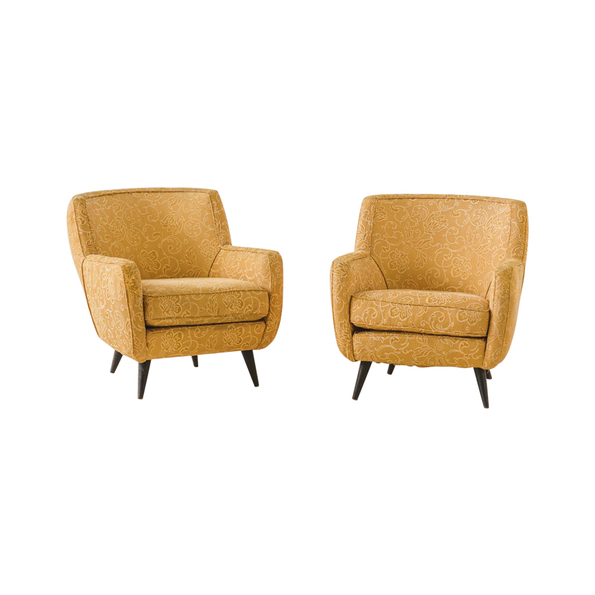 Midcentury Round Armchairs designed by Geraldo de Barros, Unilabor, c. 1959