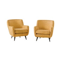 Midcentury Round Armchairs designed by Geraldo de Barros, Unilabor, c. 1959