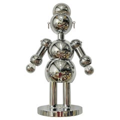 Vintage 1970's Chrome Robot Lamp by Torino Lamps