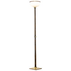 20th Century Venini Floor Lamp Mod. Tolboi in Murano Glass and Metal, 80s