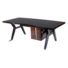Italienischer MIM-Schreibtisch aus Rosenholz des 20. Jahrhunderts – Vintage-Schreibtisch von Ico Parisi