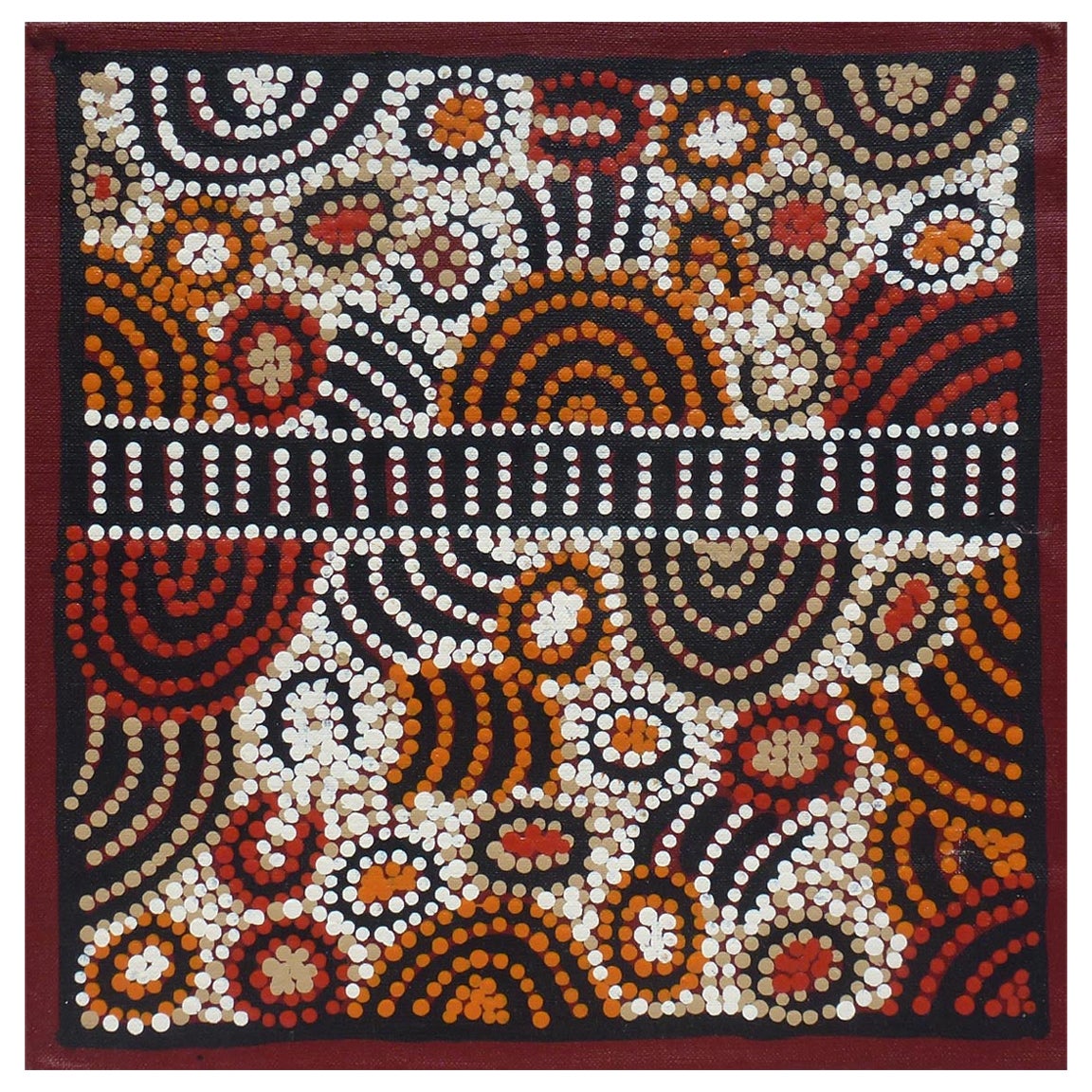 Un dessin aborigène australien par Kim Butler Napurrula. en vente