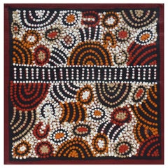 An Australian Aboriginal Drawing by Kim Butler Napurrula.