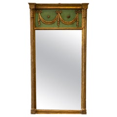 1880s Federal Gilt Wood Swag Mirror