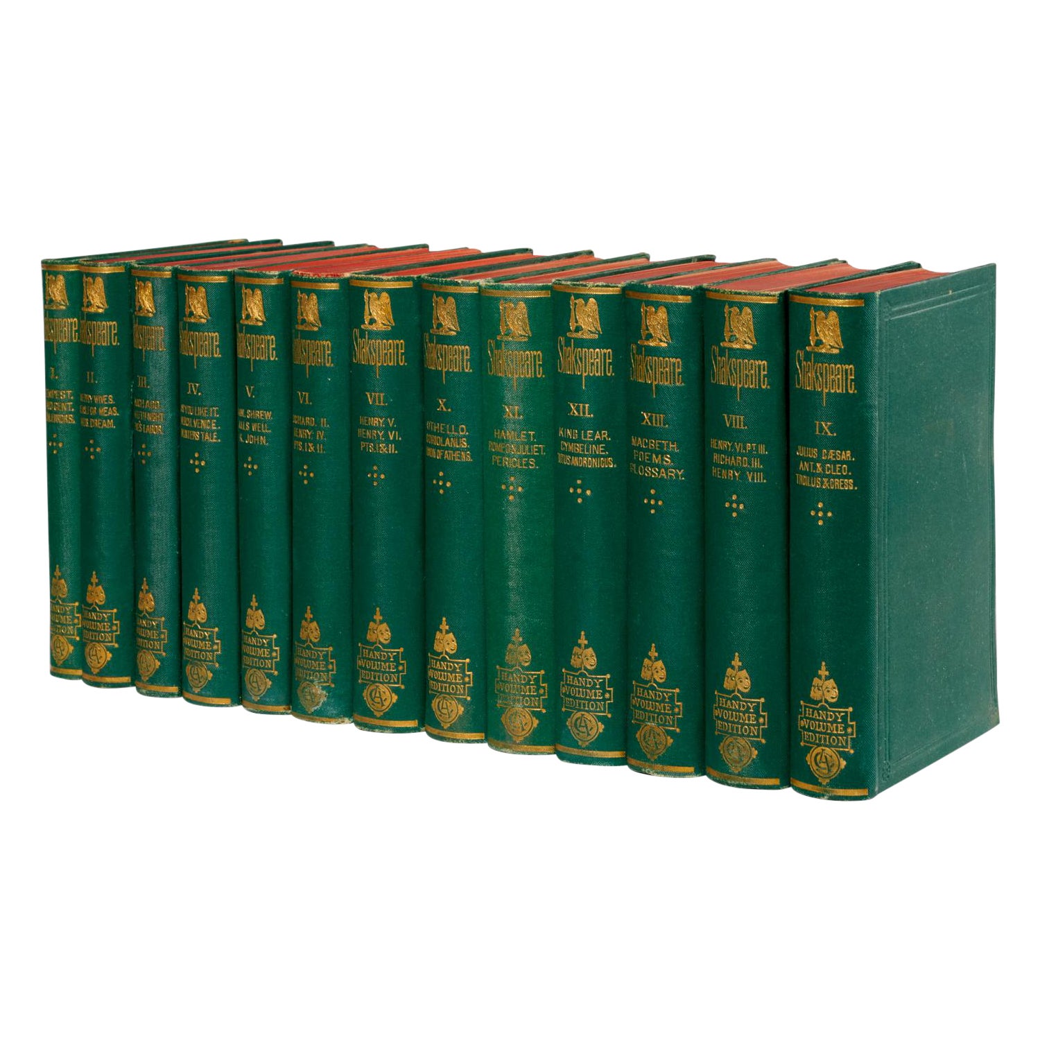1880's Handy-Volume Set of Shakespeare's Works in Thirteen Volumes