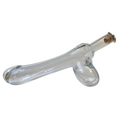 Mid-Century Glass Fallos, Penis Decanter by Holmegaard, Denmark, 1960s
