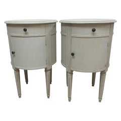 Swedish Gustavian Style Night Stands