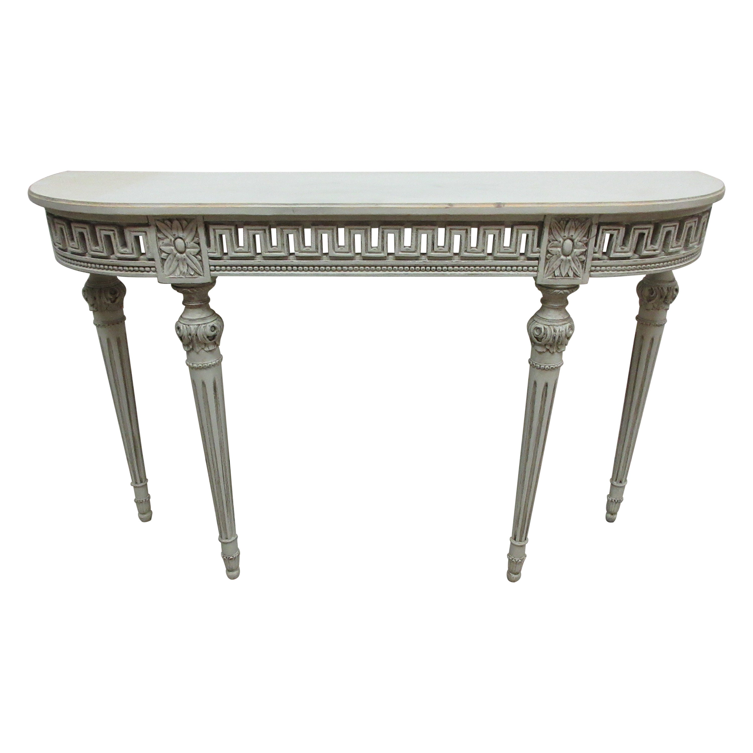 Swedish Gustavian Style Console Table 