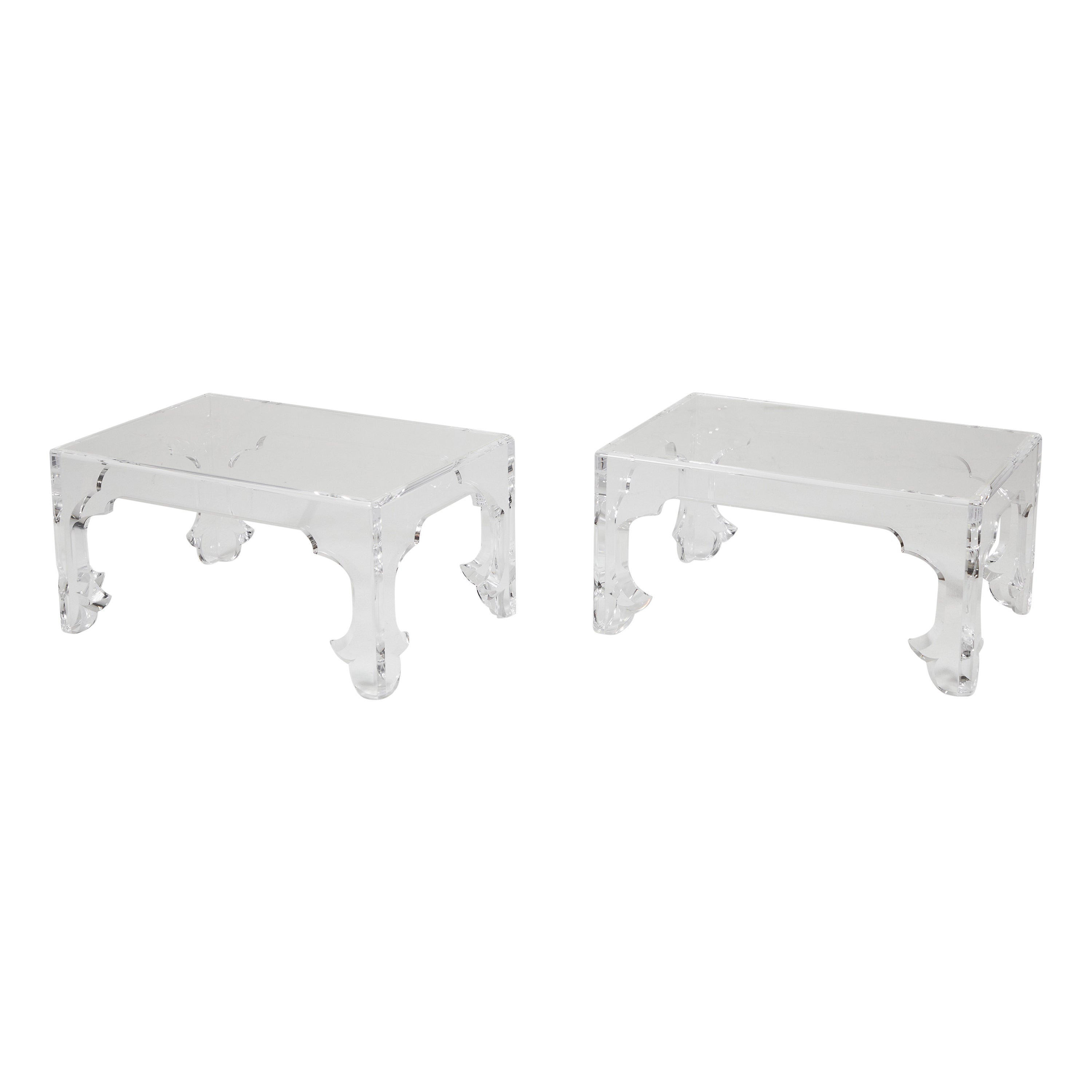 Pair of Lucite 