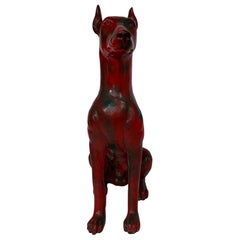 Life Size Doberman Dated 1977