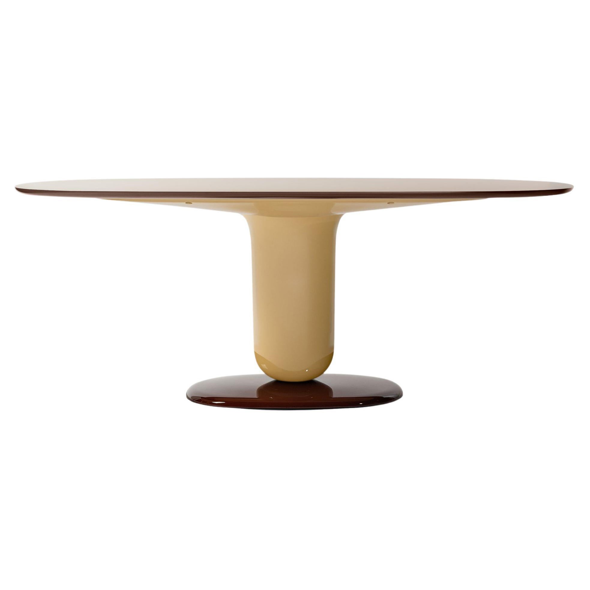 Jaime Hayon Beige Contemporary 190 Explorer Dining Table by BD Barcelona For Sale