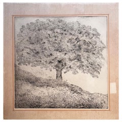 "Tree of Life" Etching by Richard Sloat Dated 1972