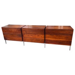 Florence Knoll Style Triple Dresser