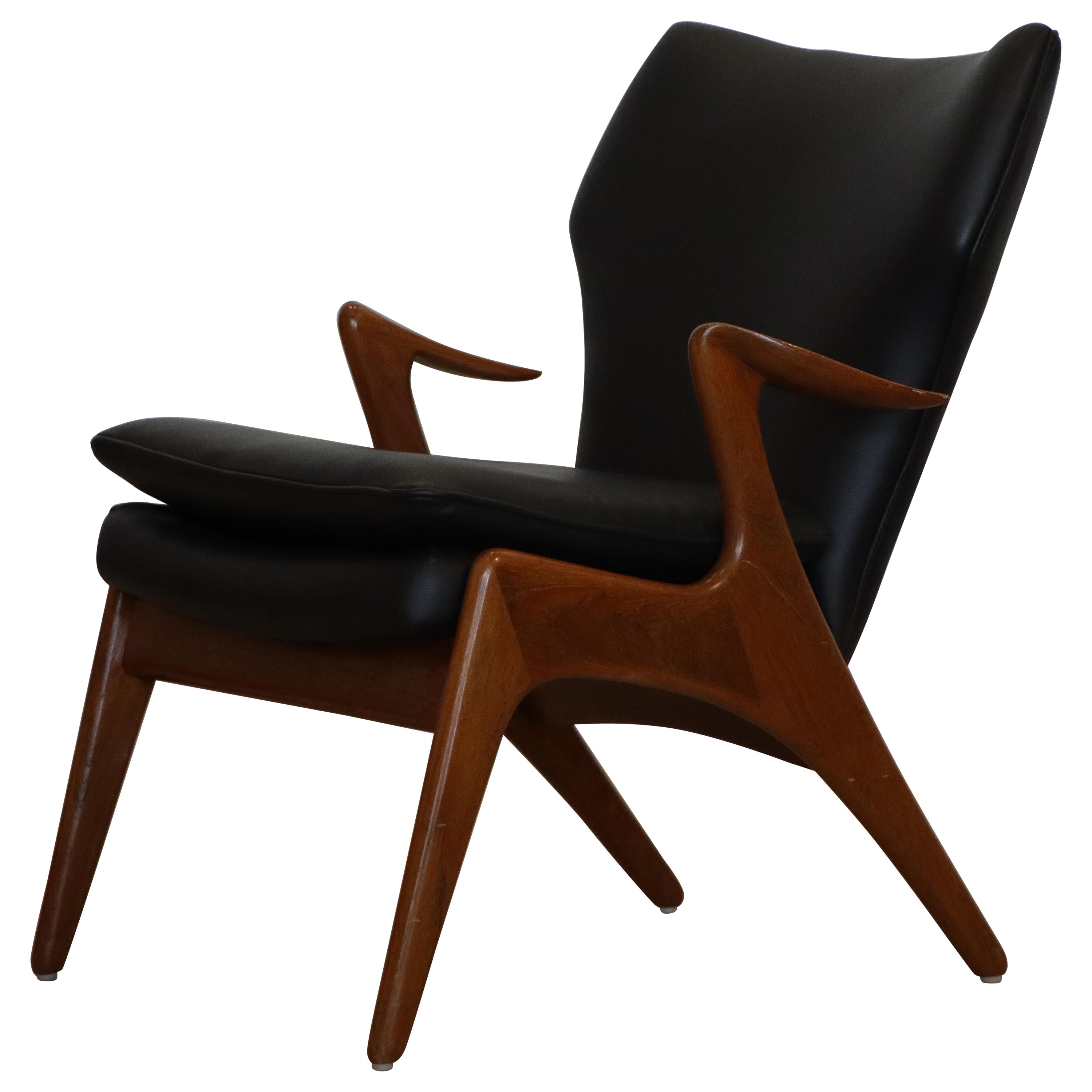 Sculptural Danish Lounge Chair by Kurt Østervig for Rolschau
