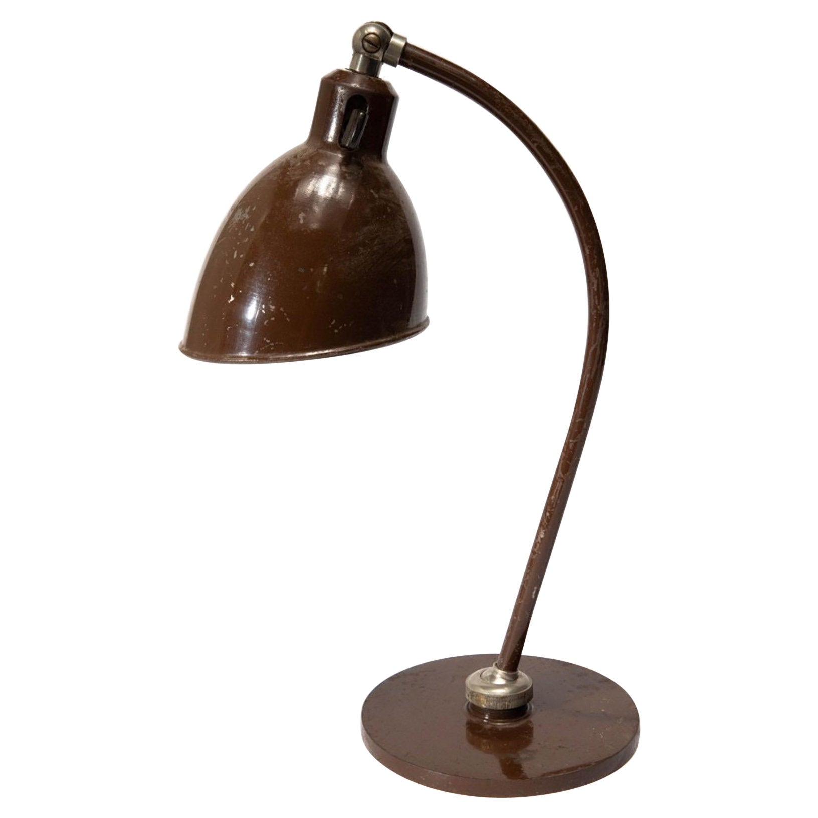 Christian Dell: Polo Popular Bauhaus Desk lamp, for Bunte und Remmler, 1930-ies For Sale