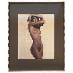 Karl Lagerfeld Nude Fashion Photograph Litho 1997, Karla Bruni #3818/5000