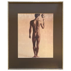 Vintage Karl Lagerfeld Nude Fashion Photograph Litho, #3818/5000 Alex Lundqvist, 1997