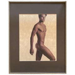 Vintage Karl Largerfeld Nude Fashion Photograph Litho #3818/5000, David Miller, 1997