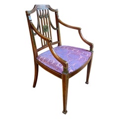 Antique Hepplewhite Arm Chair 