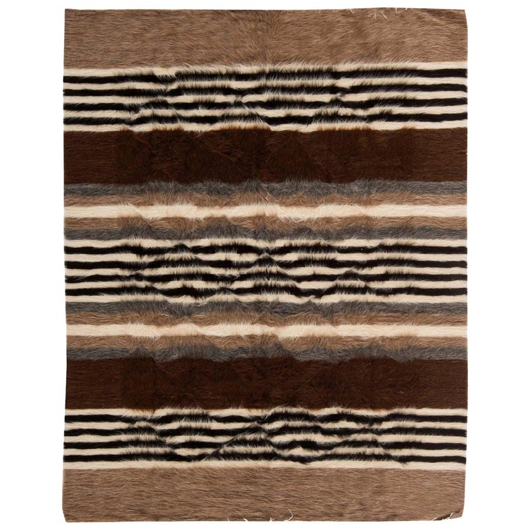 Taurus Collection Rug in Brown, Grey, White and Black by Doris Leslie ...
