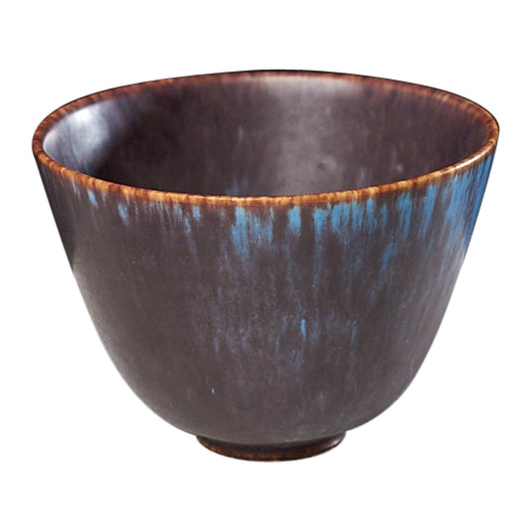 Gunnar Nylund for Swedish Rörstrand "Aru" Blue Bowl