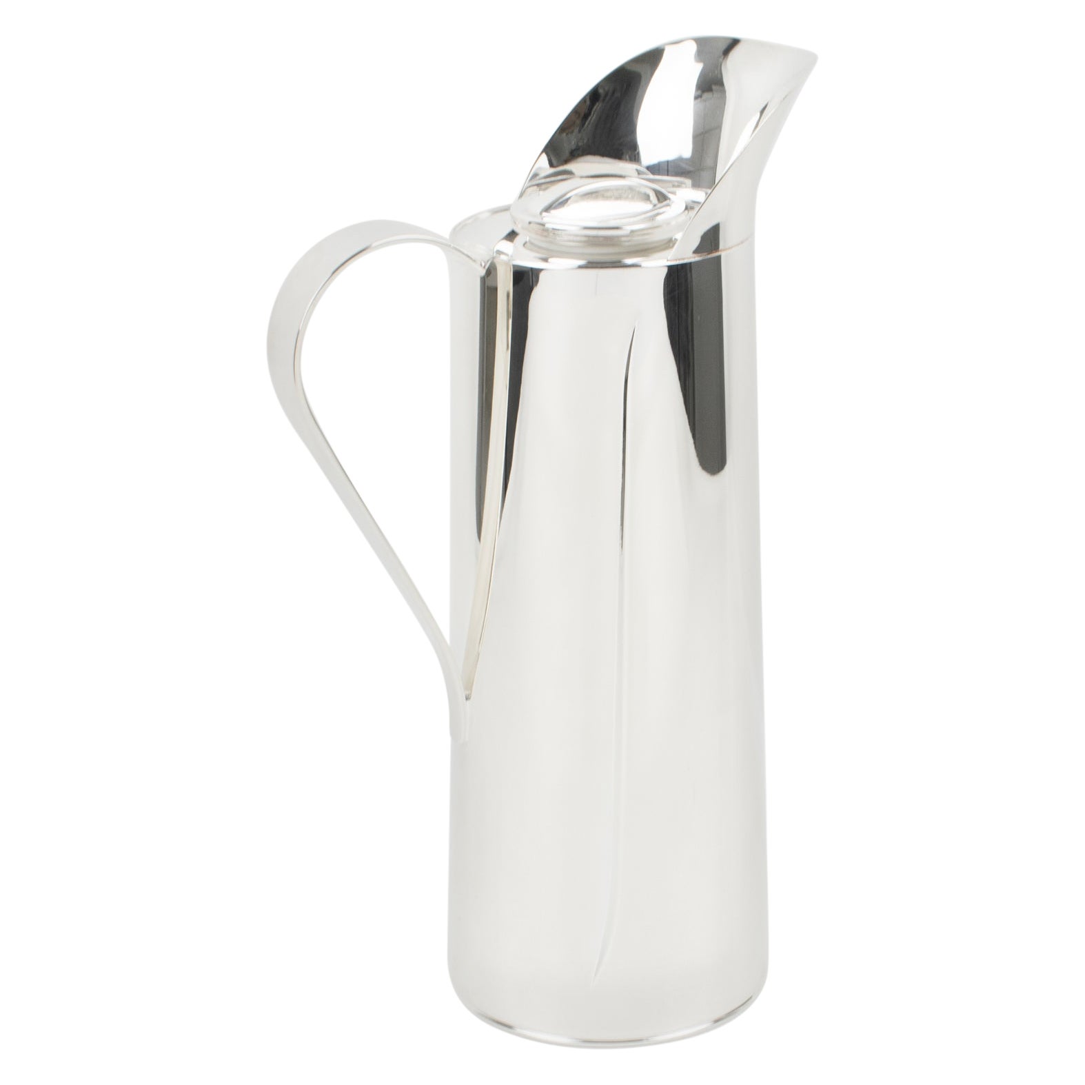 Thermal jug Vie in silver plated - handmade in Italy in our Zanetto