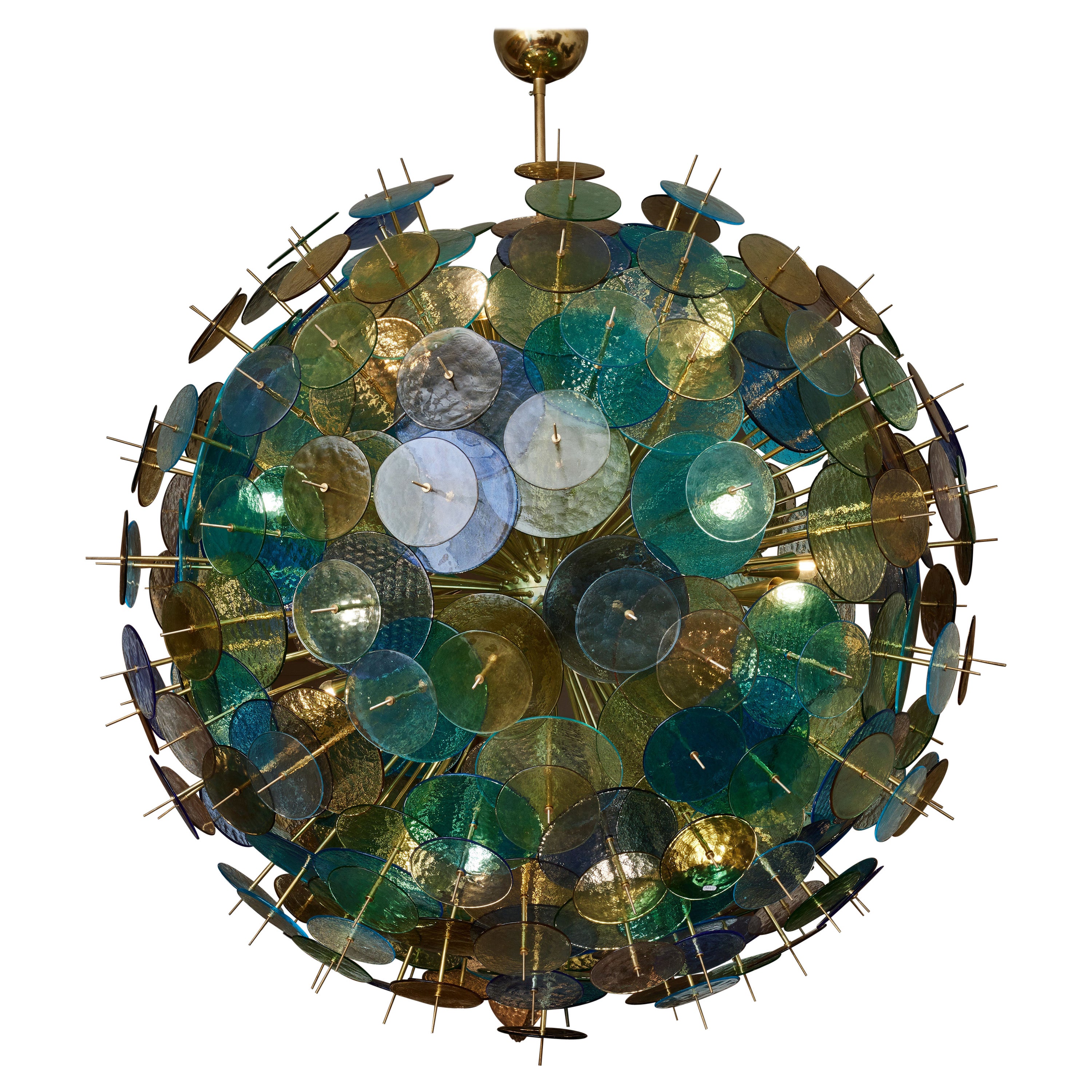 Murano Glass Chandelier by Studio Glustin For Sale