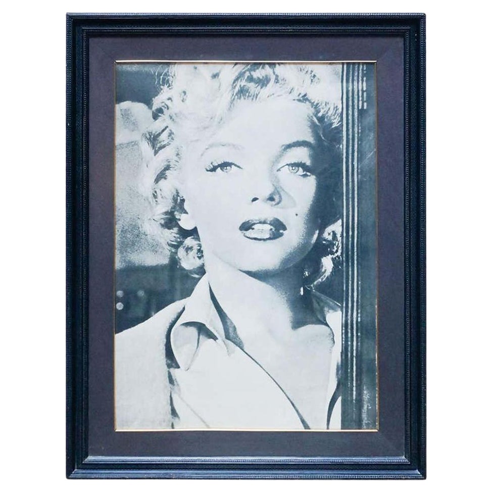 Vintage 20th Century Marilyn Monroe Large Photography Print For Sale