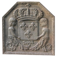 French Renaissance Style 'Arms of France' Fireback / Backsplash