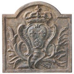 18th Century French Louis XV 'Arms of France' Fireback / Backsplash