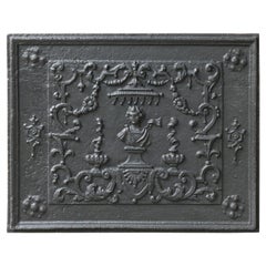 Antique French Neoclassical Fireback, 18th-19th Century