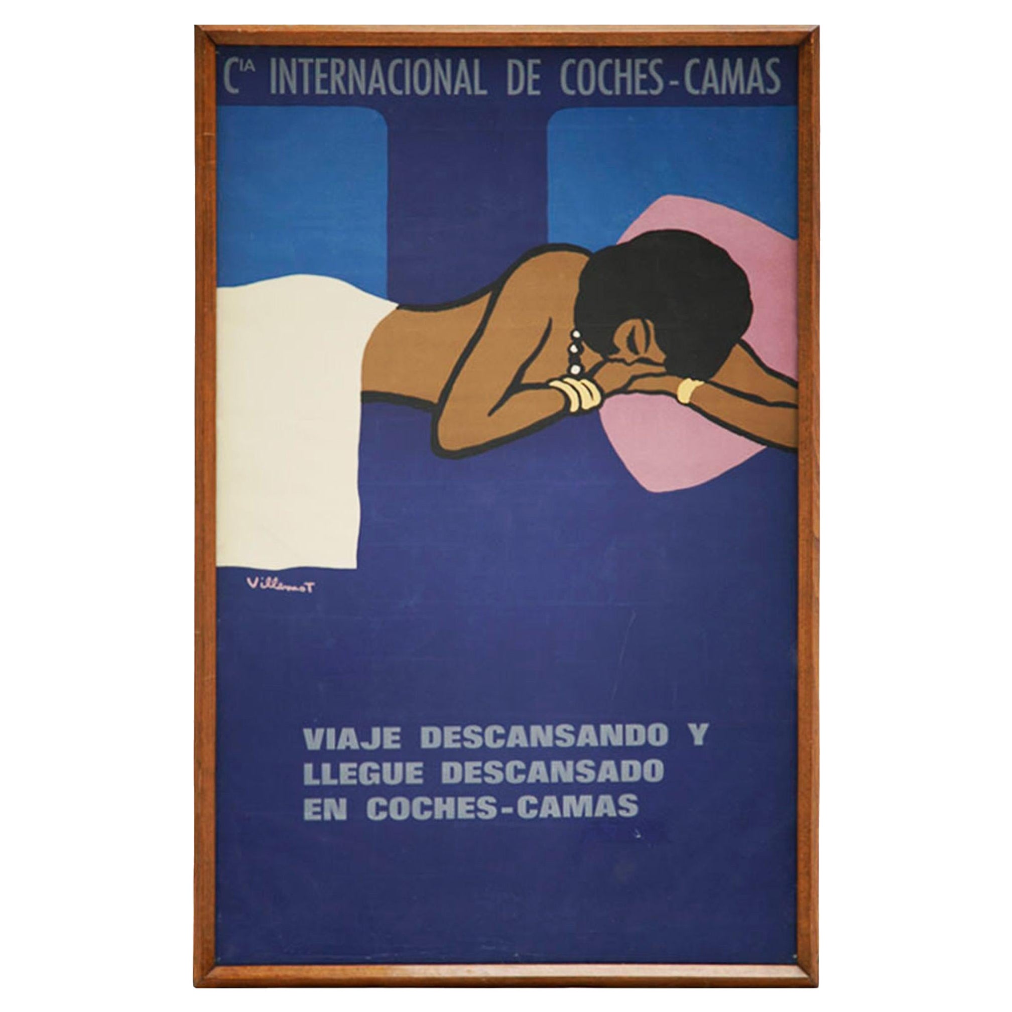 Bernard Villemot Art Decó Screen Print
