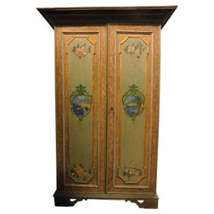 Painted Cabinet, Double Doors with Maritime Views, Genoa 'Italy', 18th Century