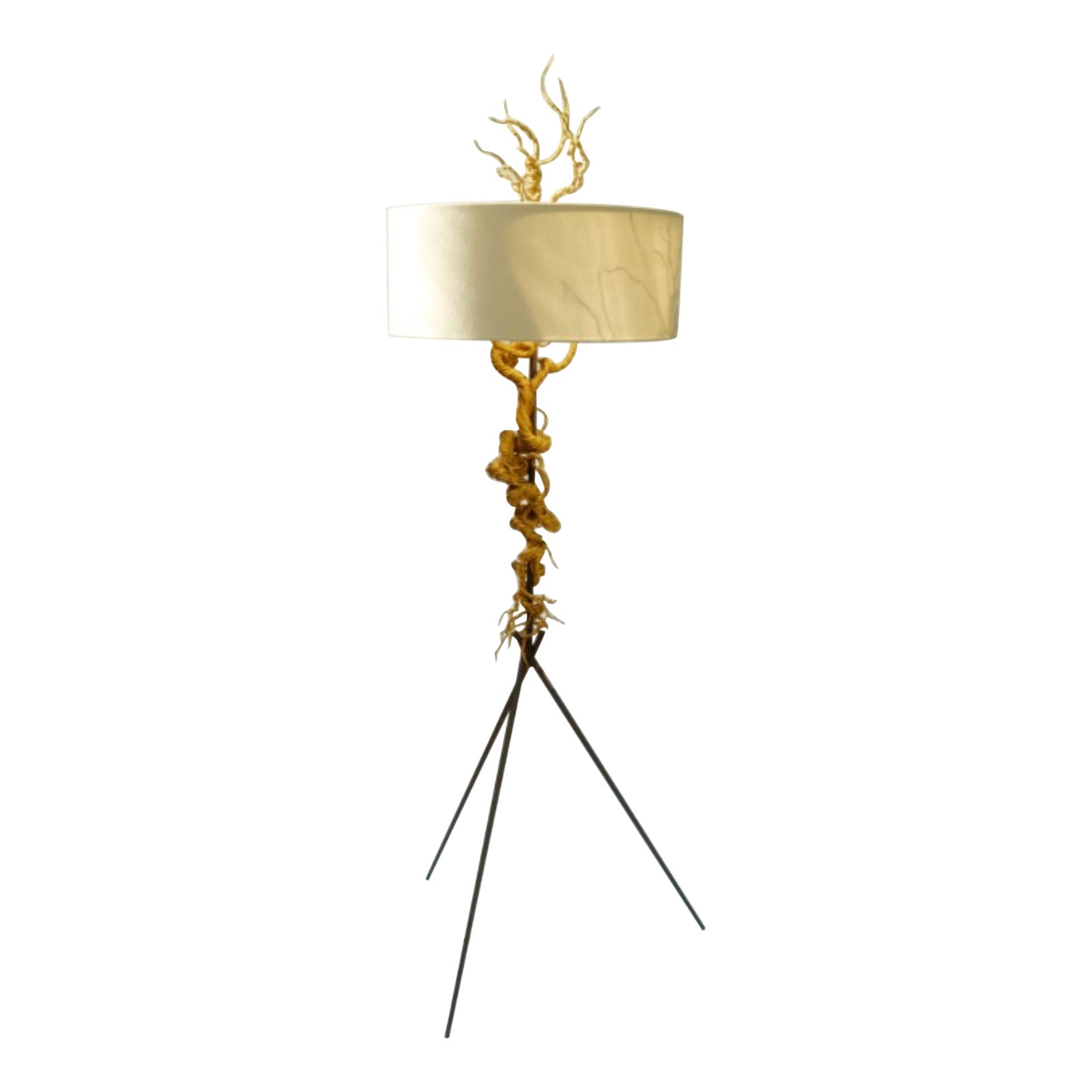 Dendrite Tripod Floor Lamp by Mary Brōgger For Sale