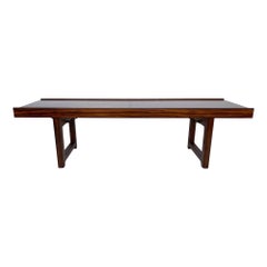 Mid-Century Rosewood Bench by Brukshbo
