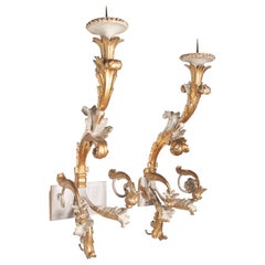 Pair of 19th Century Tuscan Wall Sconces