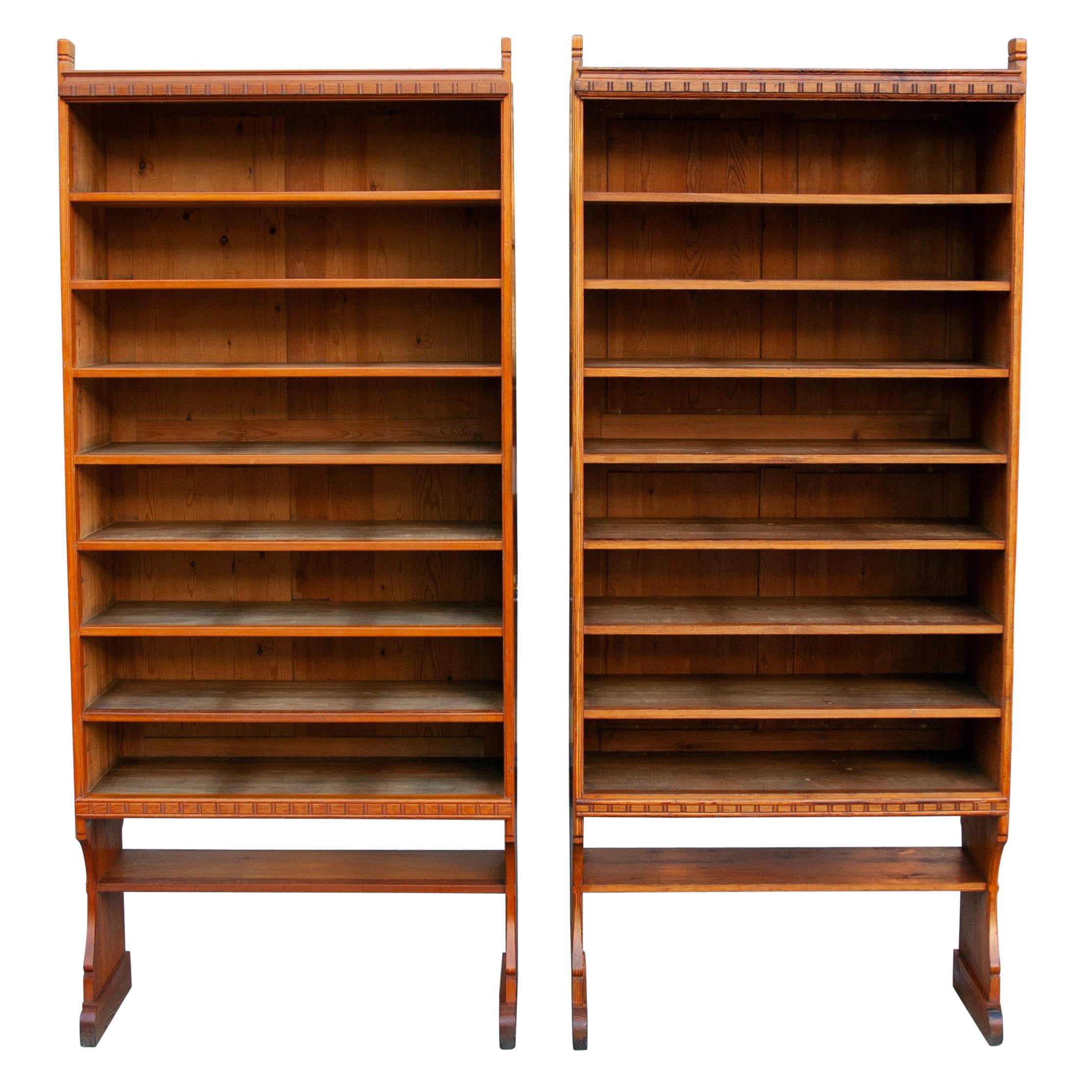 Pair of Skønvirke Cabinets, by Martin Nyrop Denmark, 1900