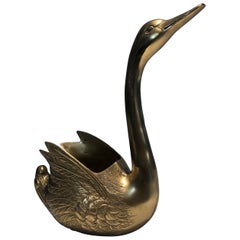 Brass Swan Vide-Poche