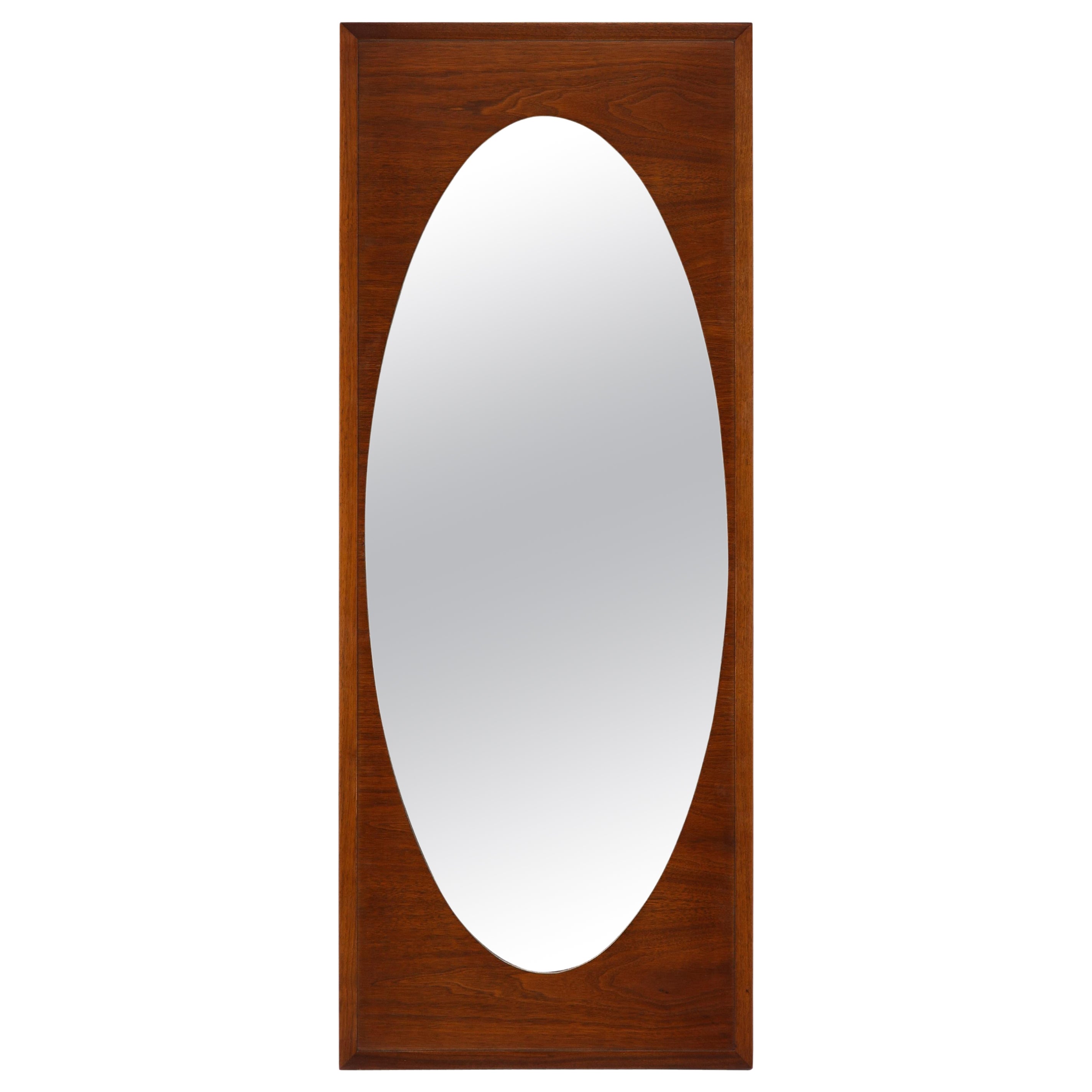 Harvey Probber Modernist Walnut Mirror