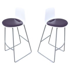 Modern Lievore Altherr Molina for Coalesse Enea Lottus Bar Stools New, a Pair