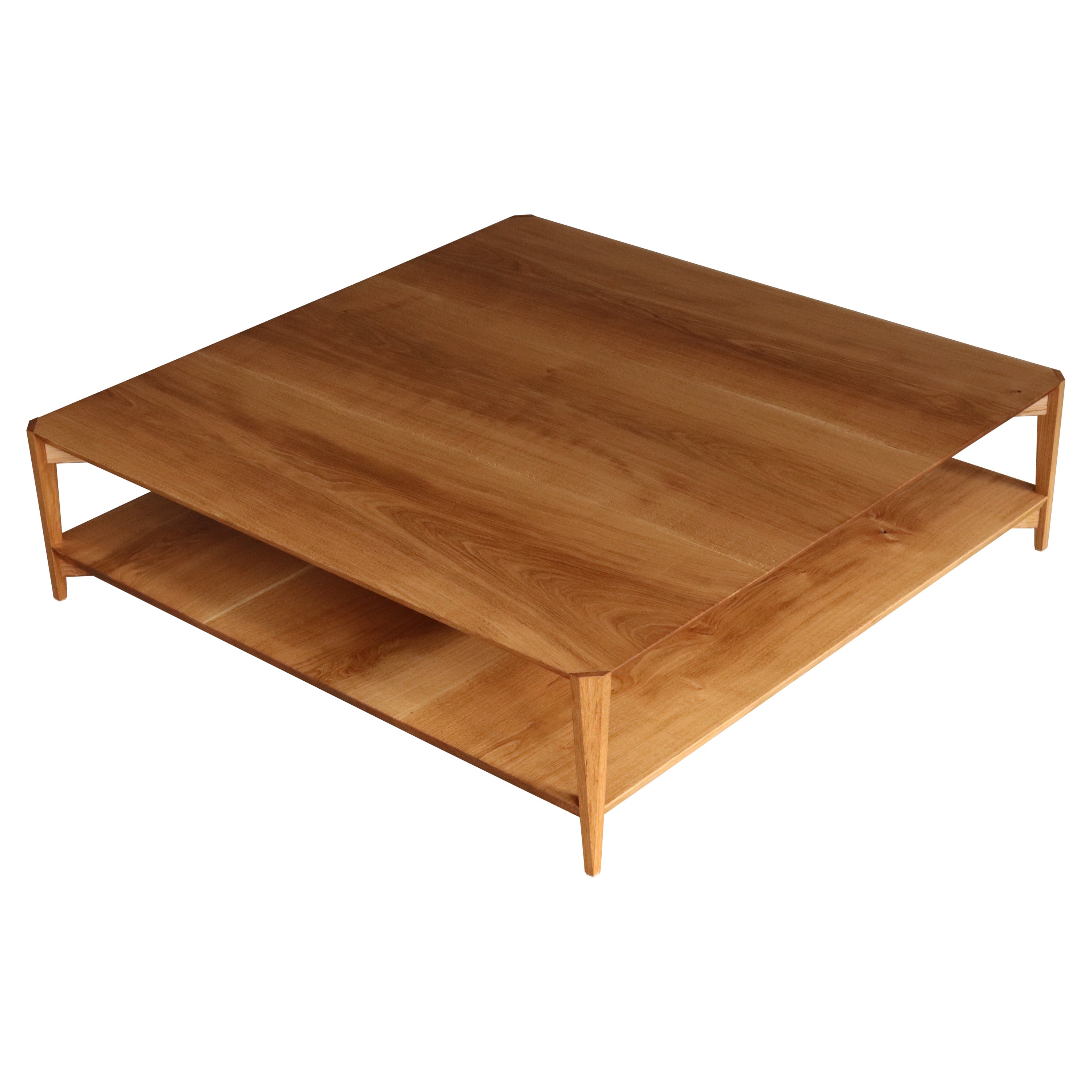 AG Coffee Table, Solid Oak, Handmade and Designed by Tomaz Viana For Sale