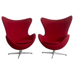 Egg Chairs by Arne Jacobsen for Fritz Hansen