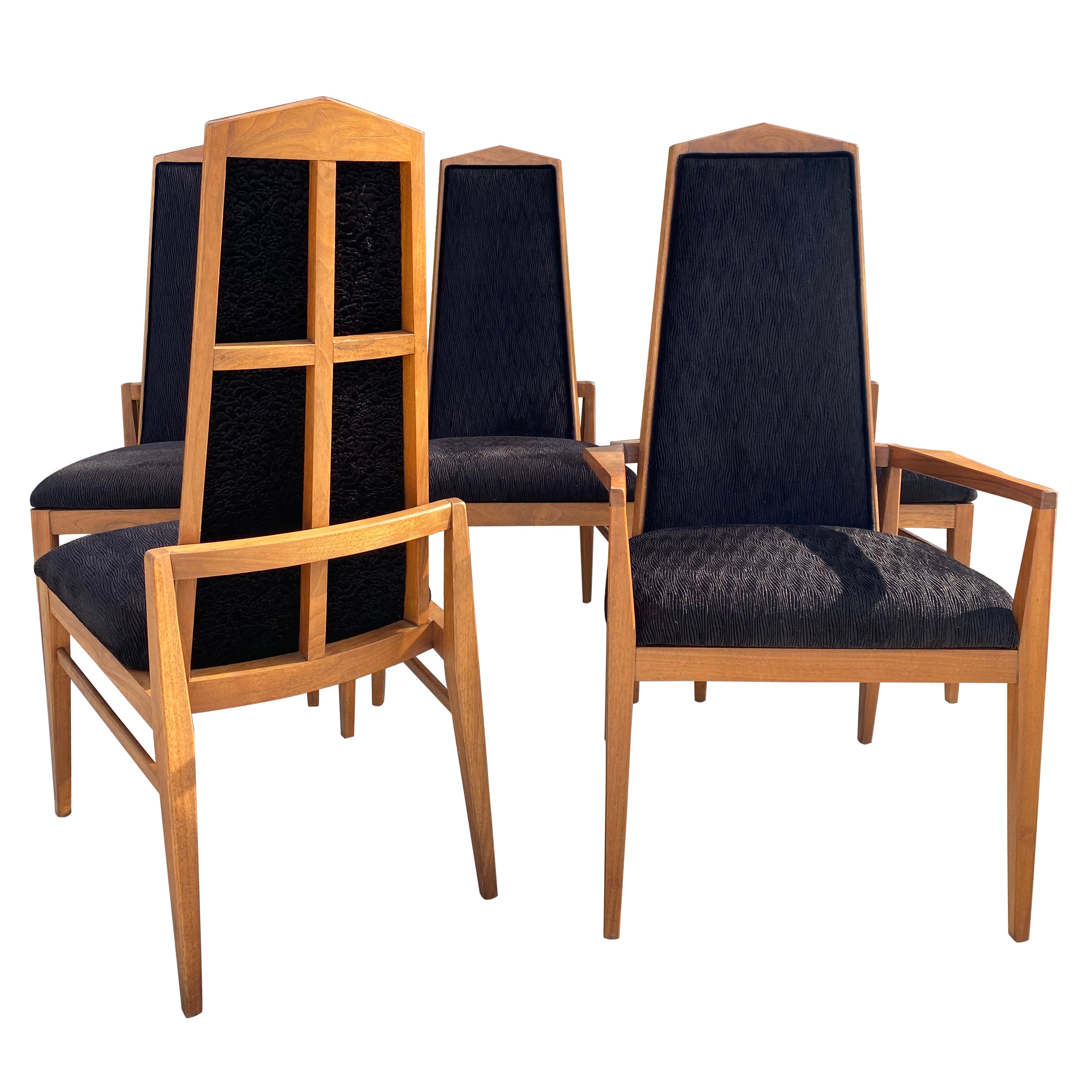 Set of 5 Mid-Century Foster-McDavid Dining Chairs