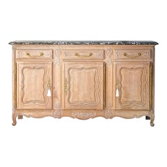 French Vintage Marble Sideboard / Buffet / Cupboard
