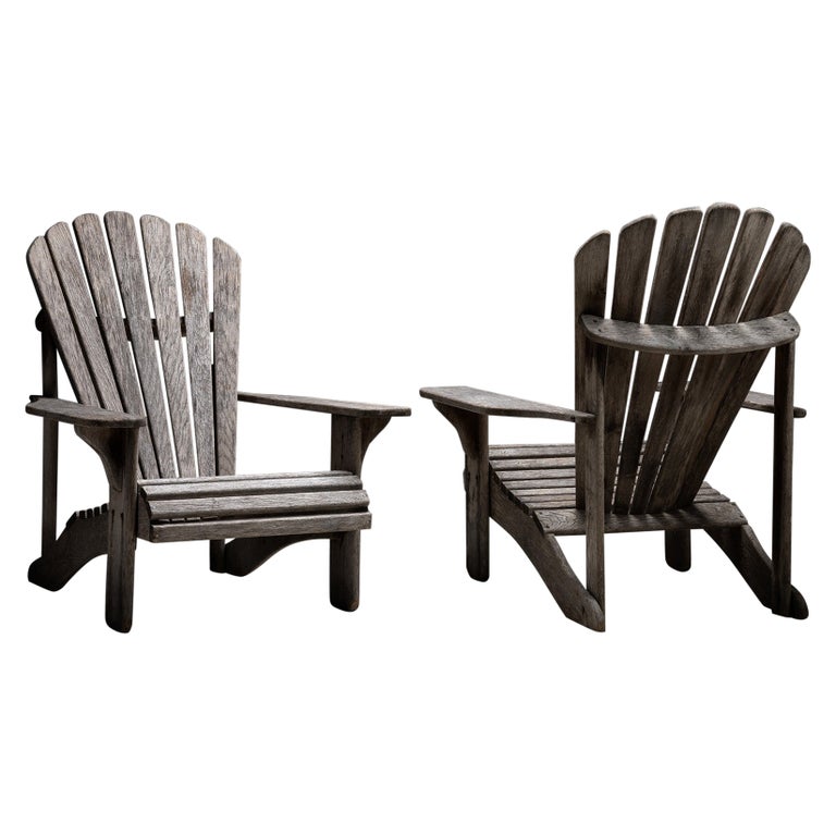 Teak Garden Chairs, England circa 1970 For Sale at 1stDibs