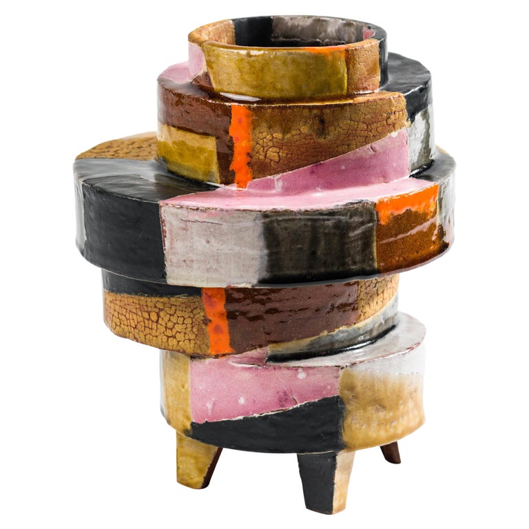 Orange Squares Stack For Sale at 1stDibs